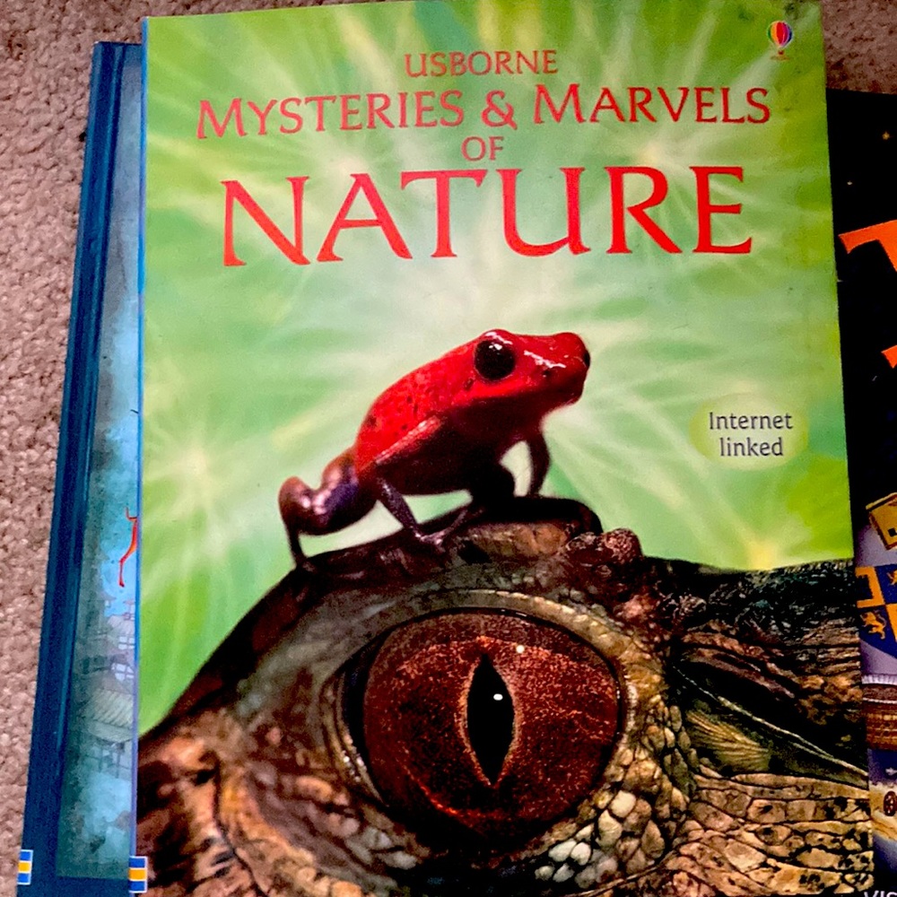 Usborne mysteries and marvels of nature book